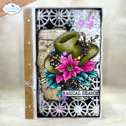 Elizabeth Craft Designs Golden Season - Die Build a Journal XL