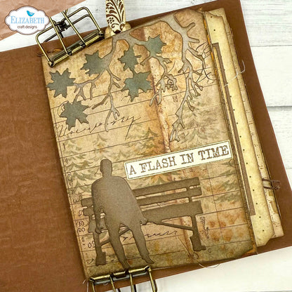 Elizabeth Craft Designs Golden Season - Die Build a Journal XL