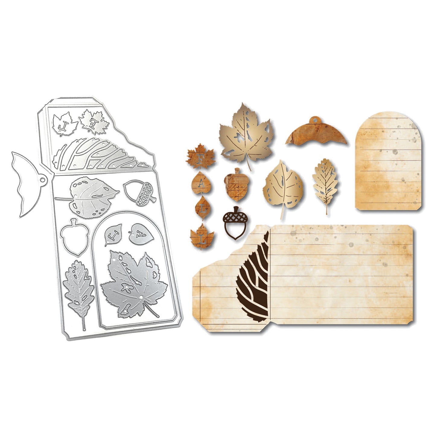 Elizabeth Craft Designs Golden Season - Die Fall Leaves