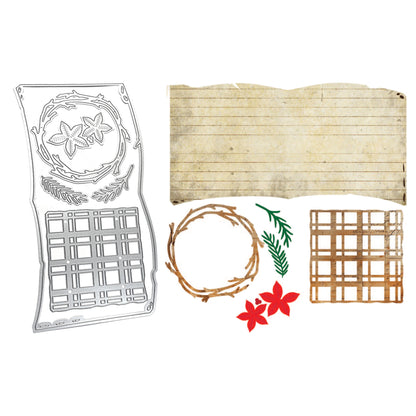 Elizabeth Craft Designs Golden Season - Die Book of Christmas Square