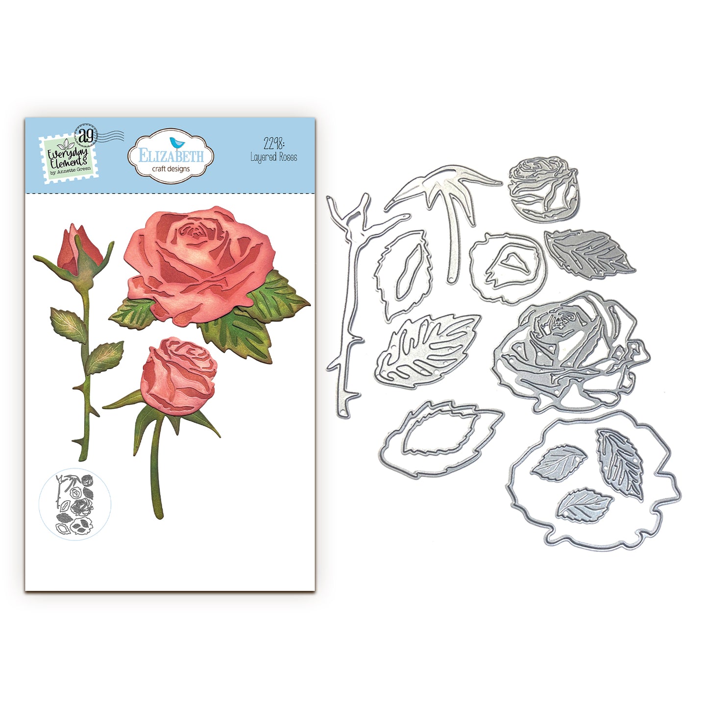 Elizabeth Craft Designs Romantic Revival - Die Layered Roses