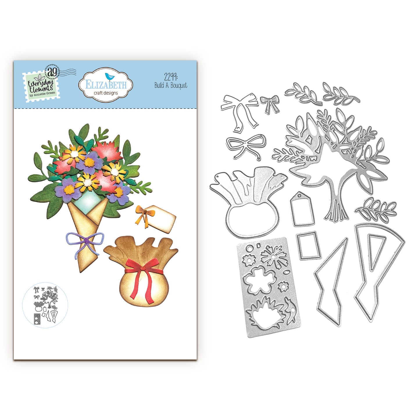 Elizabeth Craft Designs Romantic Revival - Die Build A Bouquet