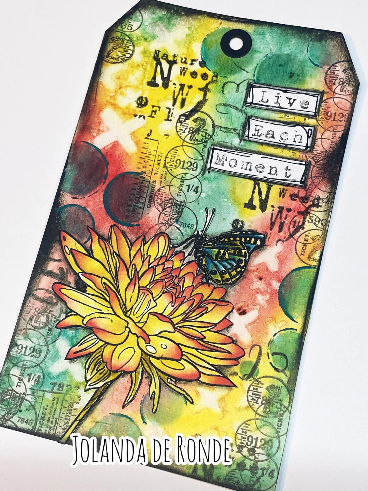 TP-745 - Visiting The Flowers - A5 Clear Stamp Set