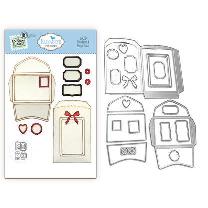 Elizabeth Craft Designs Romantic Revival - Die Envelopes & Paper Sack