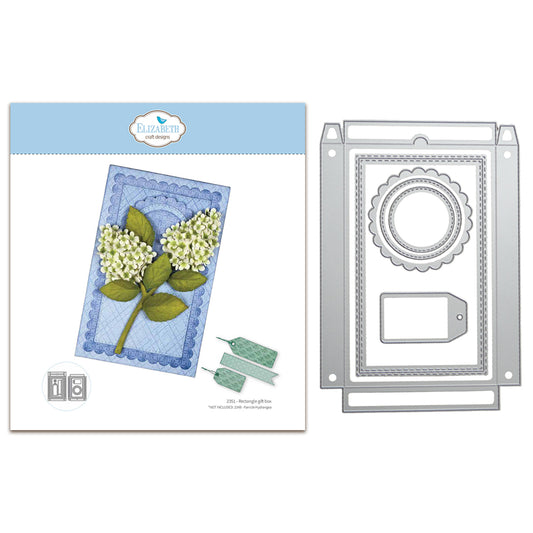 Elizabeth Craft Designs Beautiful Blooms Die Rectangle Gift Box