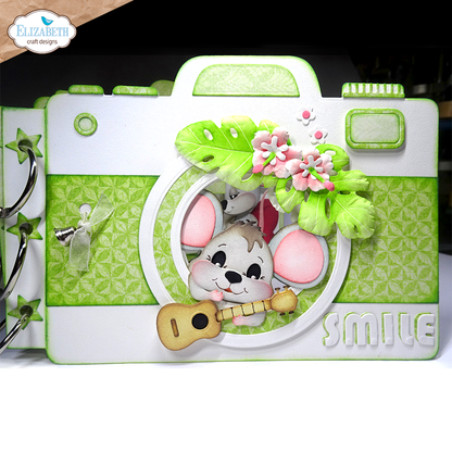 Elizabeth Craft Designs Destination Fun Die Camera and Suitcase Build a Book by Cute & Whimsical