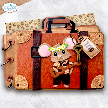 Elizabeth Craft Designs Destination Fun Die Camera and Suitcase Build a Book by Cute & Whimsical