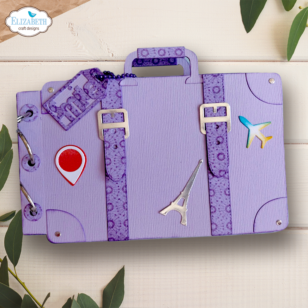 Elizabeth Craft Designs Destination Fun Die Camera and Suitcase Build a Book by Cute & Whimsical