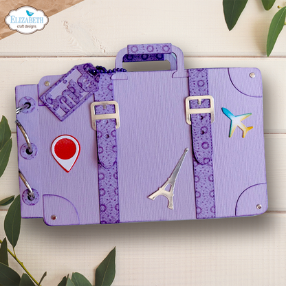 Elizabeth Craft Designs Destination Fun Die Camera and Suitcase Build a Book by Cute & Whimsical