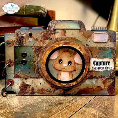 Elizabeth Craft Designs Destination Fun Die Camera and Suitcase Build a Book by Cute & Whimsical