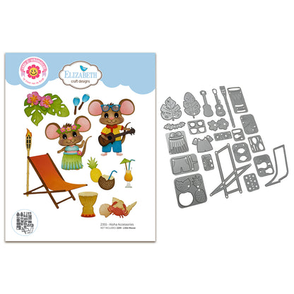 Elizabeth Craft Designs Destination Fun Die Aloha Accessories by Cute & Whimsical