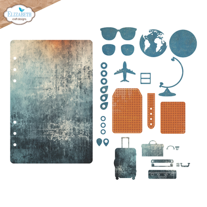 Elizabeth Craft Designs Rest & Relaxation Die Rounded Travel Page by Everyday Memories