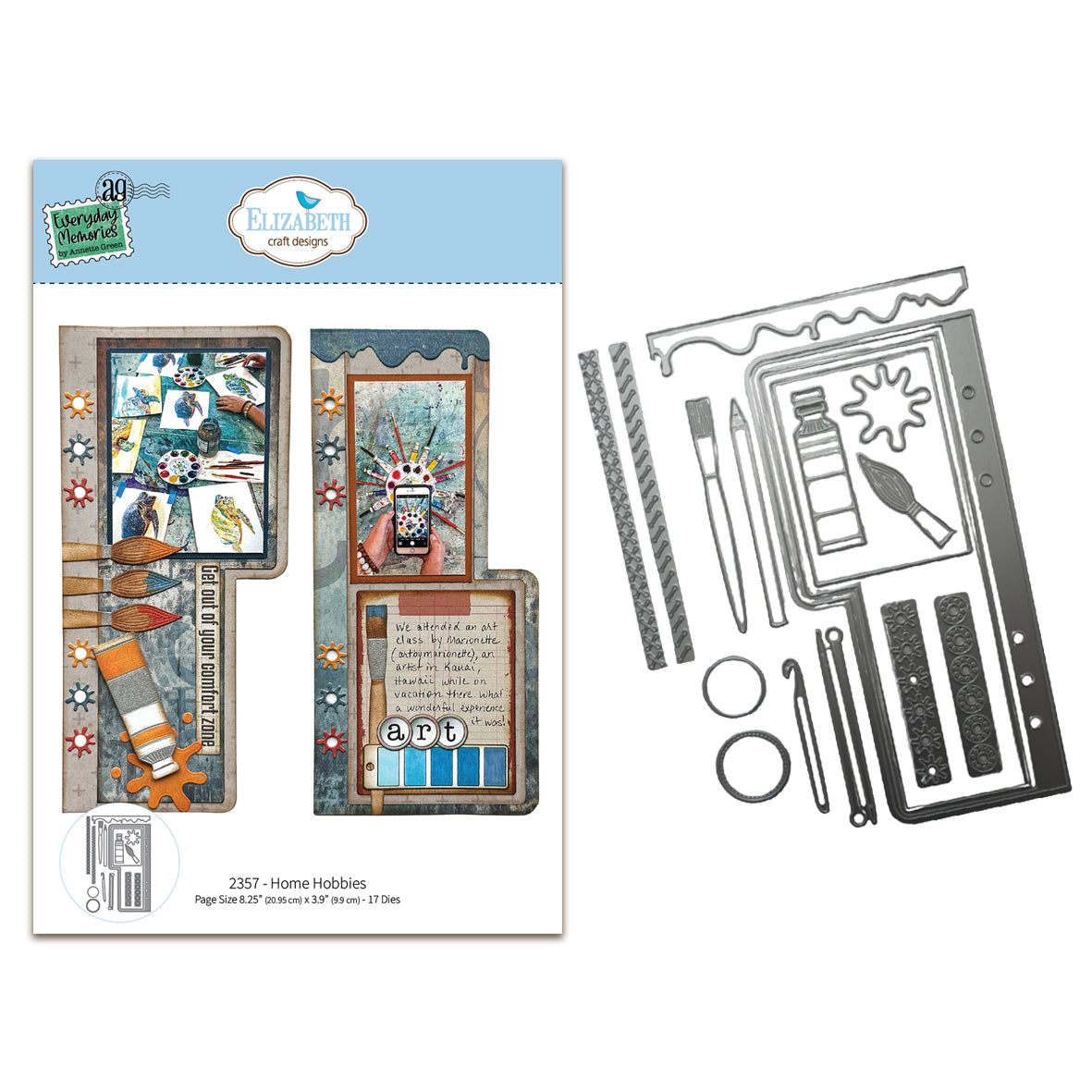 Elizabeth Craft Designs Rest & Relaxation Die Home Hobbies by Everyday Memories