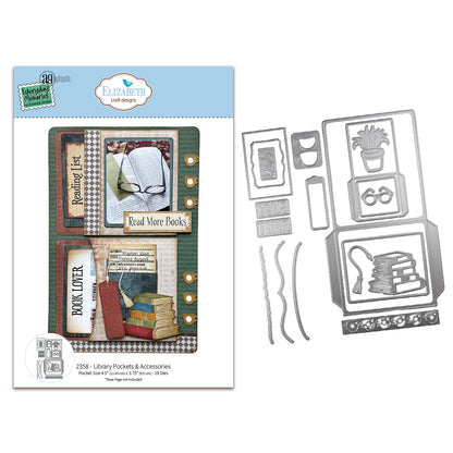 Elizabeth Craft Designs Rest & Relaxation Die Library Pockets & Accessories by Everyday Memories