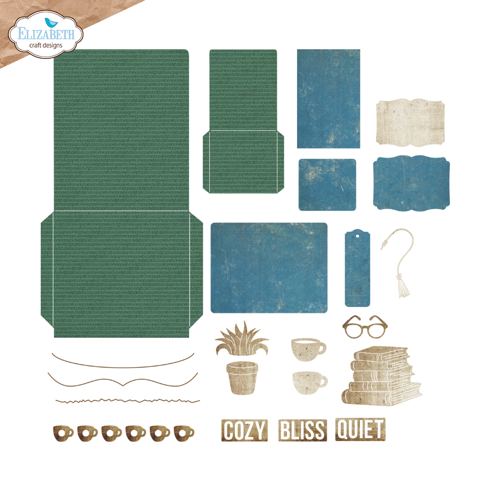 Elizabeth Craft Designs Rest & Relaxation Die Library Pockets & Accessories by Everyday Memories