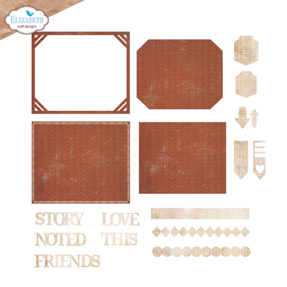 Elizabeth Craft Designs Rest & Relaxation Die Pocket Page Inserts 3 by Everyday Memories