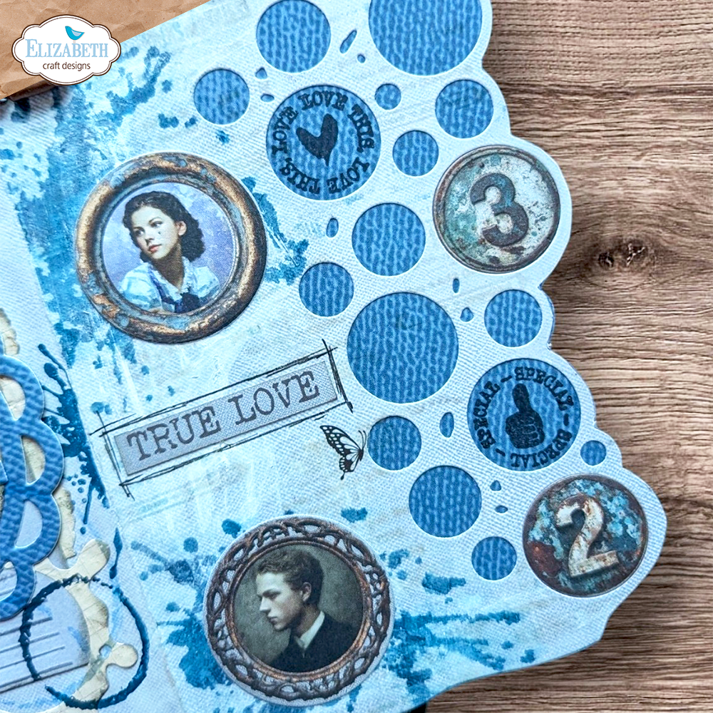 Elizabeth Craft Designs Beautifully Worn Die All Around Circles by Devid Roodenburg
