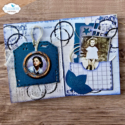 Elizabeth Craft Designs Beautifully Worn Die Off the Edge Pocket by Devid Roodenburg
