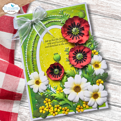 Elizabeth Craft Designs Bloom Wildly Die Wild Poppy by Paper Flowers