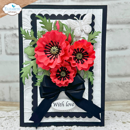Elizabeth Craft Designs Bloom Wildly Die Wild Poppy by Paper Flowers