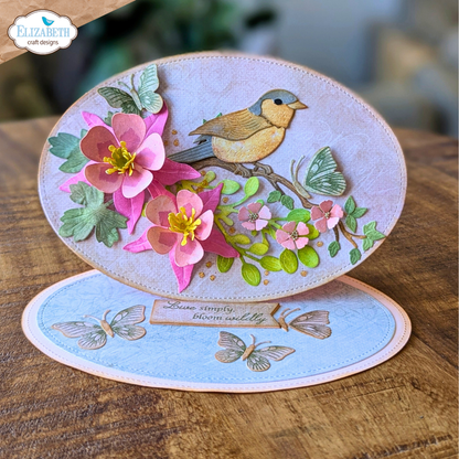 Elizabeth Craft Designs Bloom Wildly Die Columbine by Paper Flowers