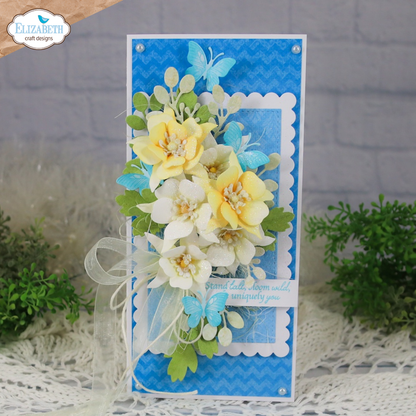 Elizabeth Craft Designs Bloom Wildly Die Columbine by Paper Flowers