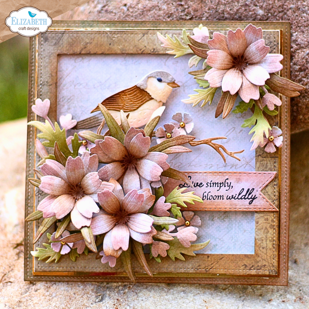 Elizabeth Craft Designs Bloom Wildly Die Blackfoot Daisy by Paper Flowers
