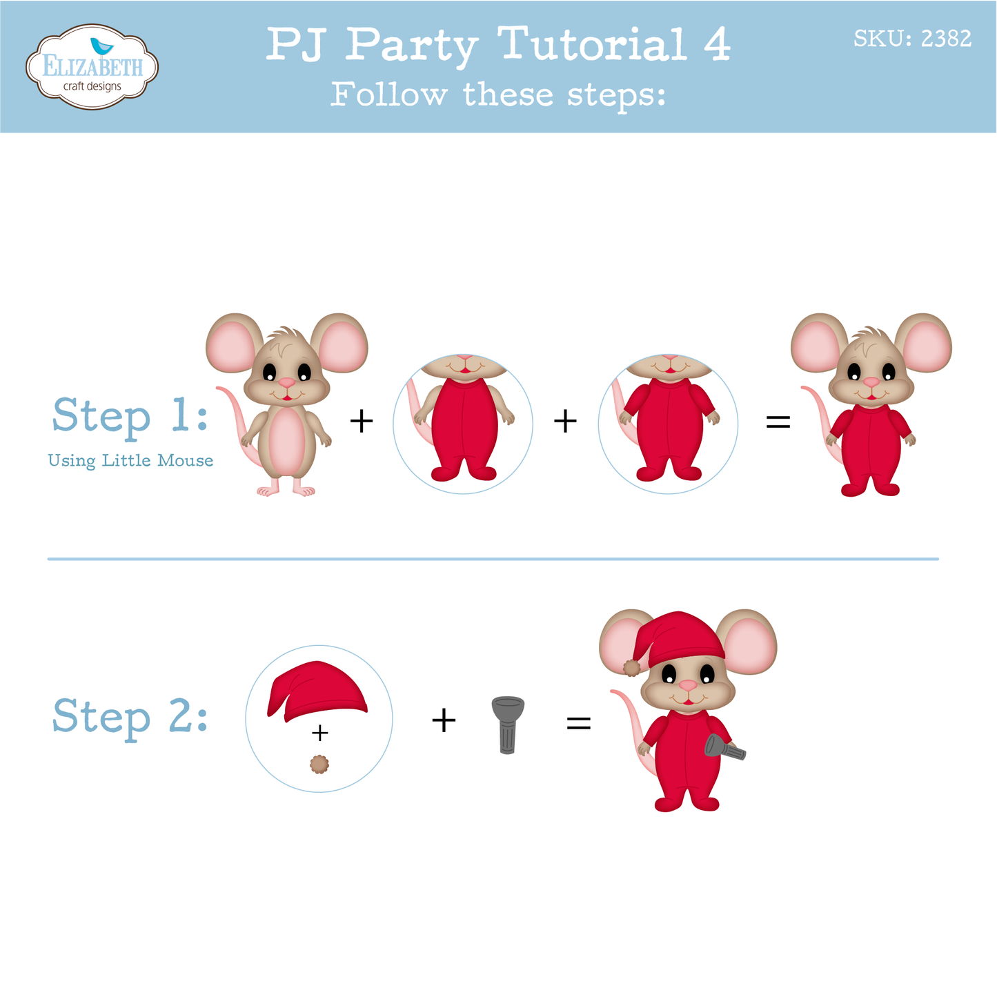 Elizabeth Craft Designs Snuggle Season Die PJ Party by Cute & Whimsical