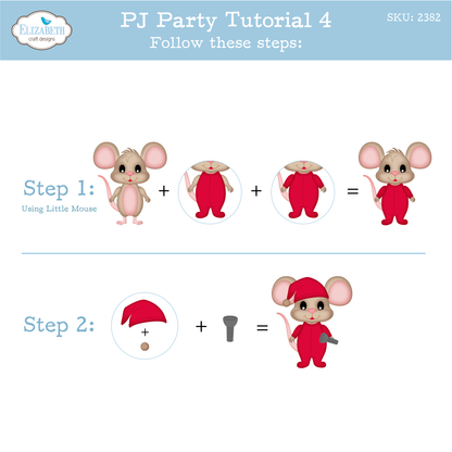Elizabeth Craft Designs Snuggle Season Die PJ Party by Cute & Whimsical