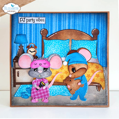 Elizabeth Craft Designs Snuggle Season Die Bedtime by Cute & Whimsical