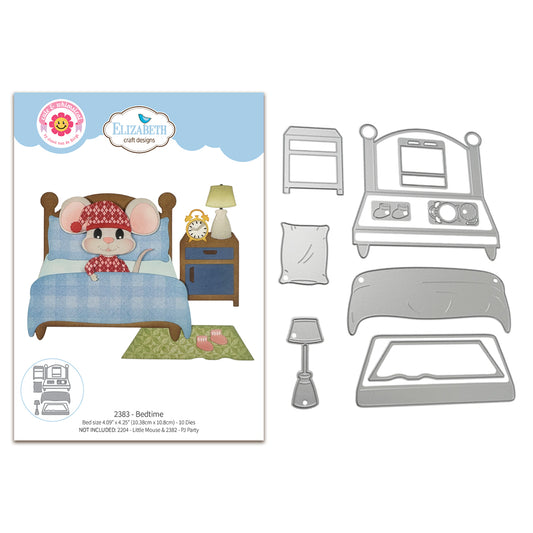 Elizabeth Craft Designs Snuggle Season Die Bedtime by Cute & Whimsical