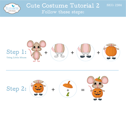 Elizabeth Craft Designs Snuggle Season Die Halloween Costumes Cute by Cute & Whimsical