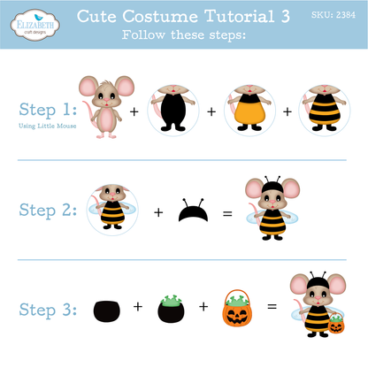 Elizabeth Craft Designs Snuggle Season Die Halloween Costumes Cute by Cute & Whimsical