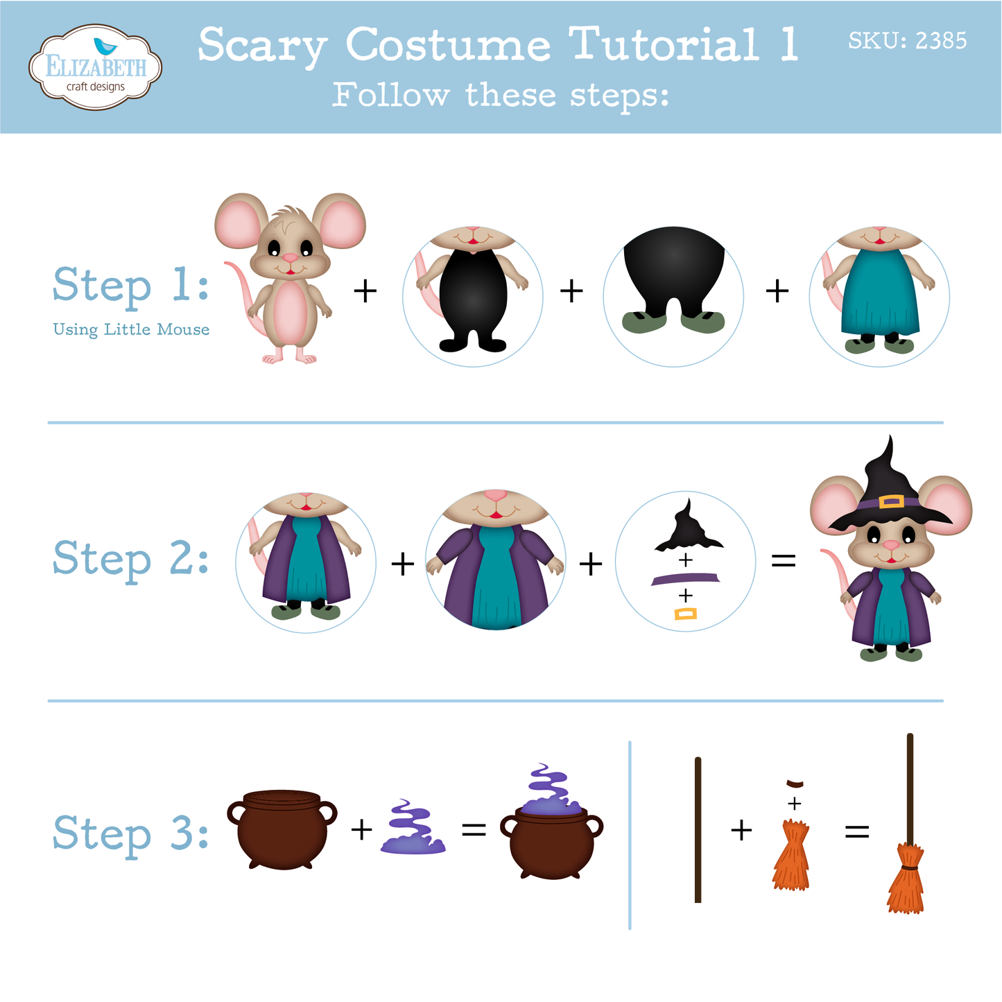 Elizabeth Craft Designs Snuggle Season Die Halloween Costumes Scary by Cute & Whimsical