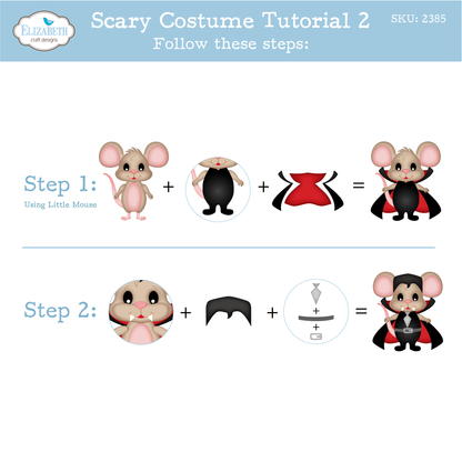 Elizabeth Craft Designs Snuggle Season Die Halloween Costumes Scary by Cute & Whimsical