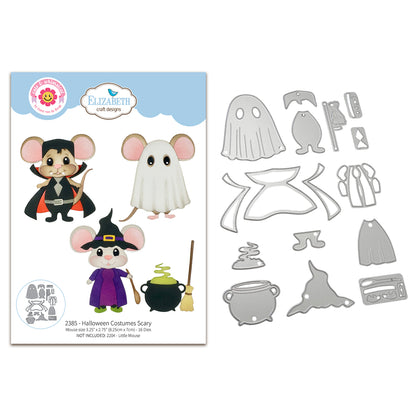 Elizabeth Craft Designs Snuggle Season Die Halloween Costumes Scary by Cute & Whimsical