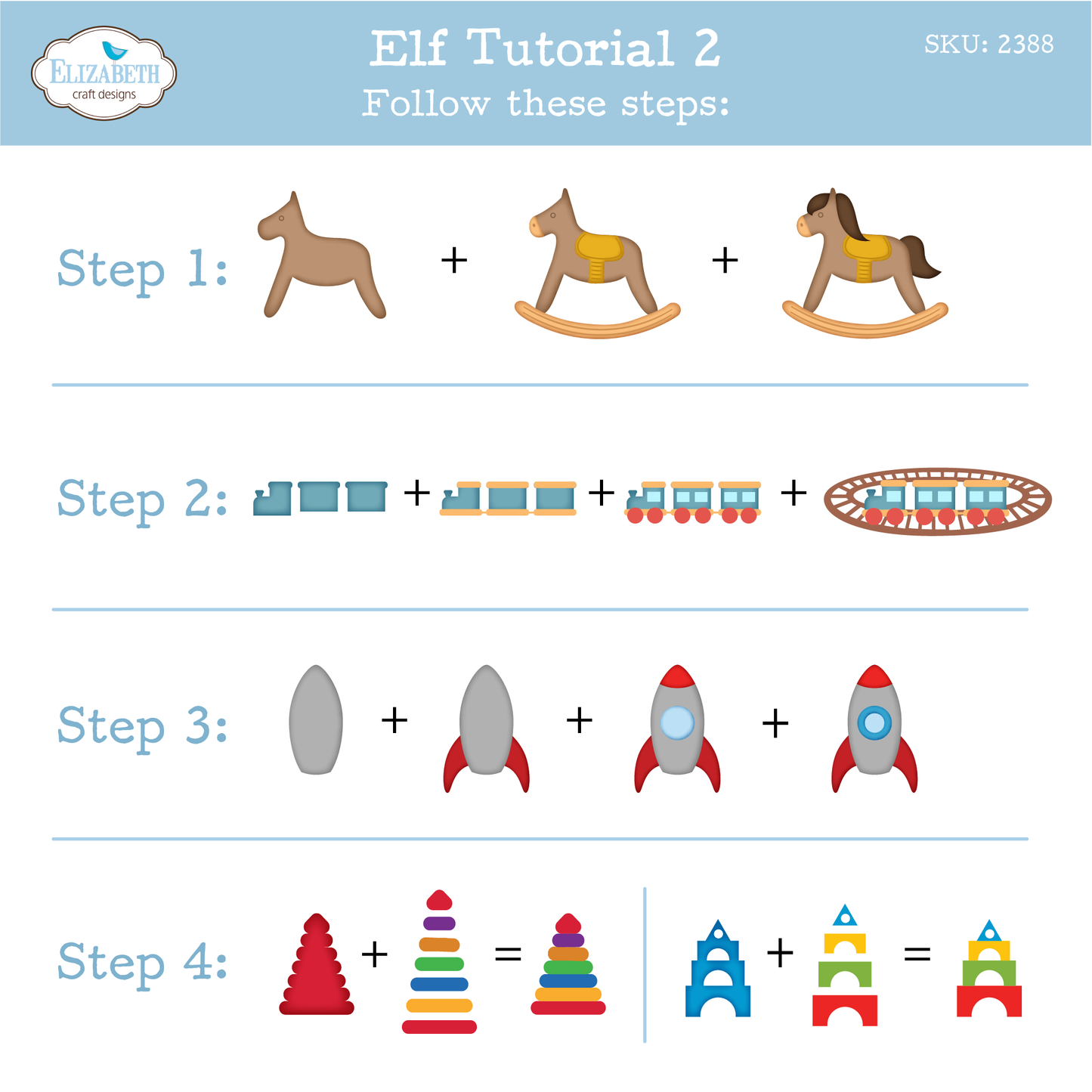 Elizabeth Craft Designs Snuggle Season Die Elf by Cute & Whimsical