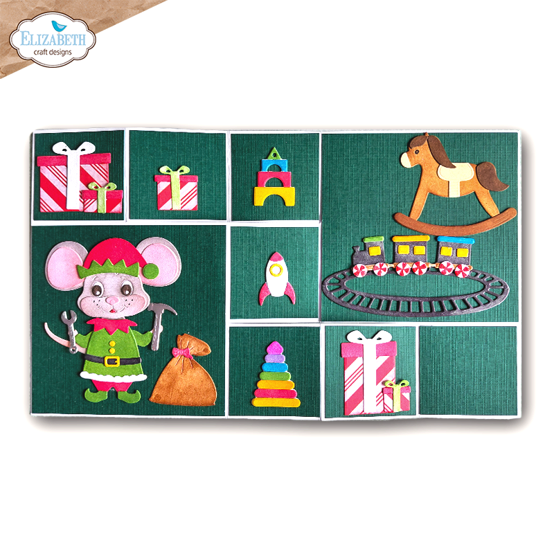 Elizabeth Craft Designs Snuggle Season Die Elf by Cute & Whimsical