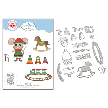 Elizabeth Craft Designs Snuggle Season Die Elf by Cute & Whimsical