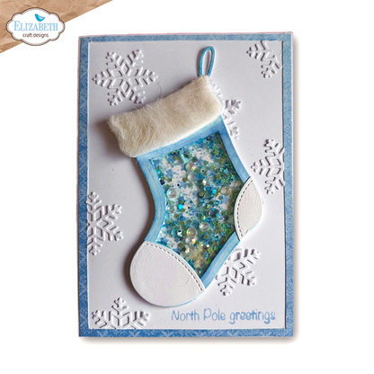 Elizabeth Craft Designs Snuggle Season Stamps Stocking by Cute & Whimsical