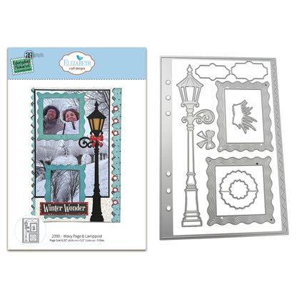 Elizabeth Craft Designs Cozy Comfort Die Wavy Page & Lamppost by Everyday Memories