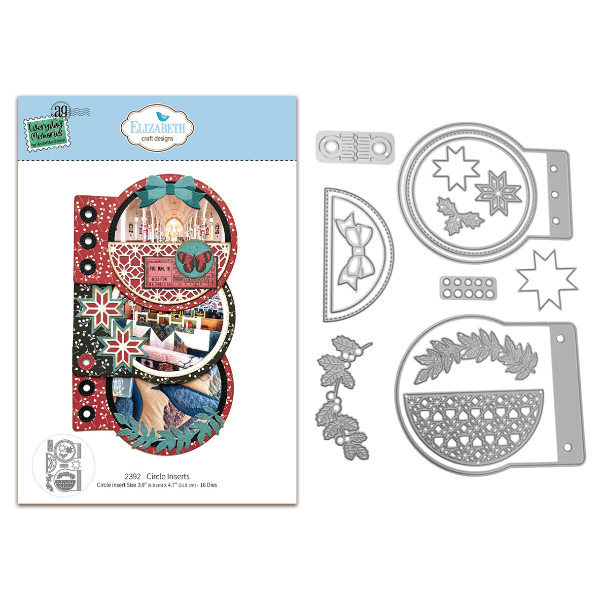 Elizabeth Craft Designs Cozy Comfort Die Circle Inserts by Everyday Memories