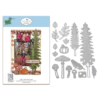 Elizabeth Craft Designs Cozy Comfort Die Fall in the Forest by Everyday Memories