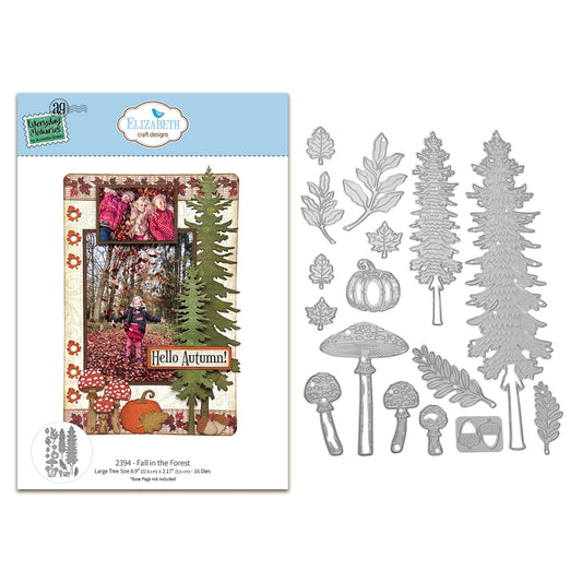Elizabeth Craft Designs Cozy Comfort Die Fall in the Forest by Everyday Memories