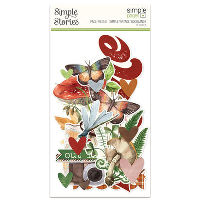 Simple Stories Simple Vintage Woodlands Simple Pages Pieces