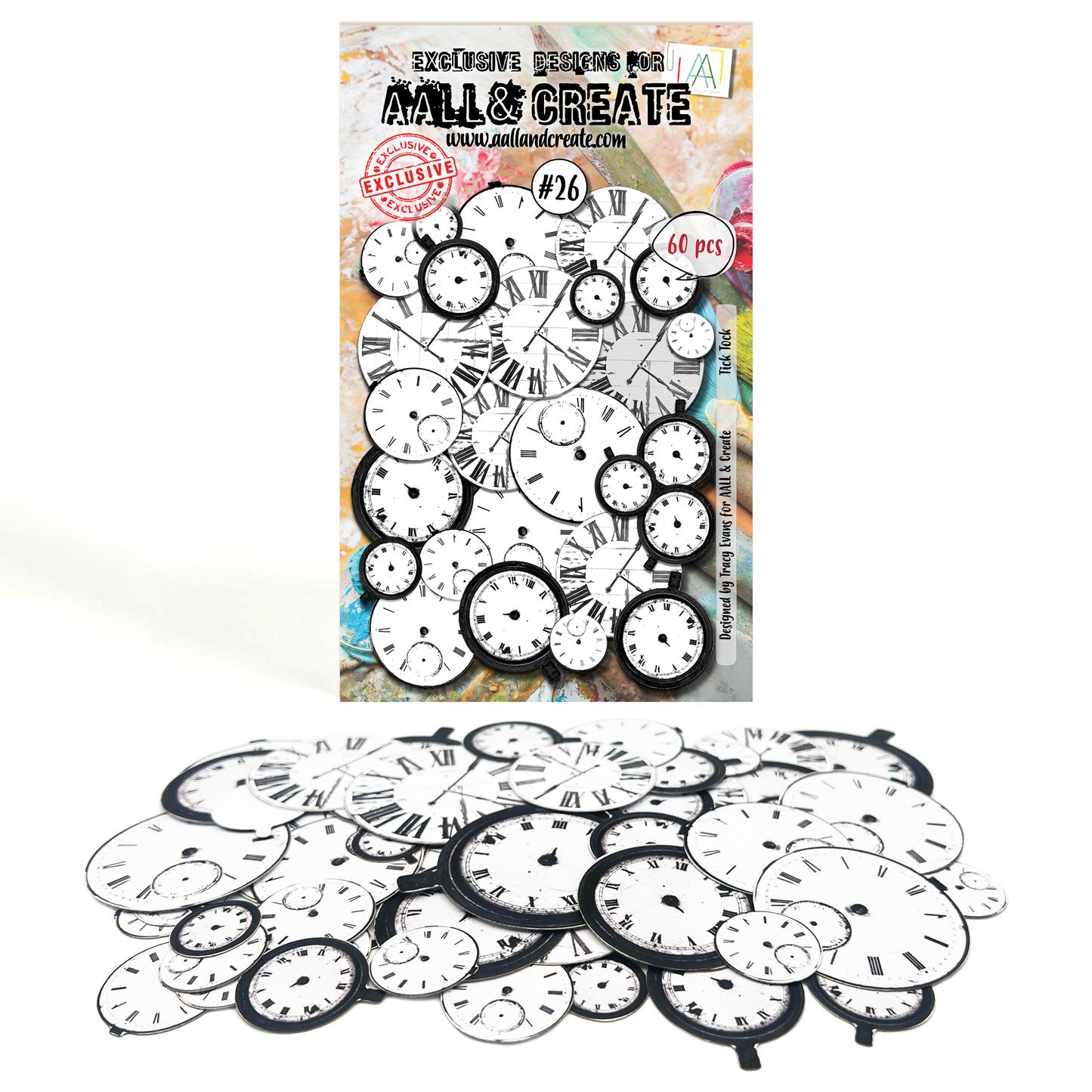 #26 - Ephemera Die-Cuts - Tick Tock