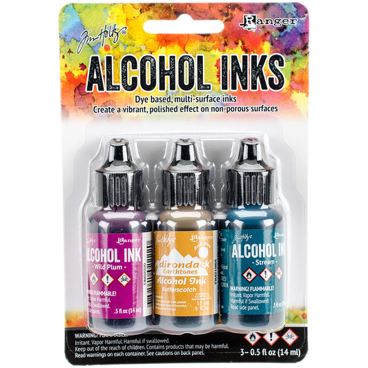 Ranger Tim Holtz Alcohol Ink .5oz 3 Pcs - Nature Walk