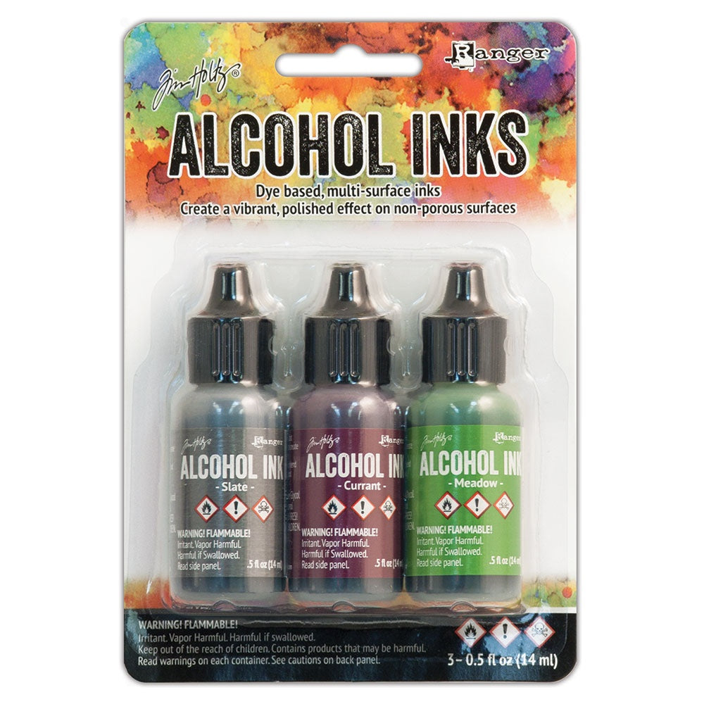 Ranger Tim Holtz Alcohol Ink .5oz 3 Pcs - Cottage Path