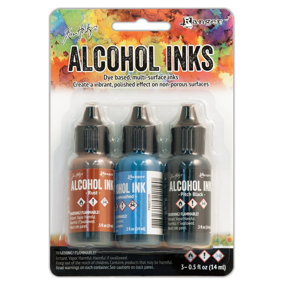 Ranger Tim Holtz Alcohol Ink .5oz 3 Pcs - Miners Lantern