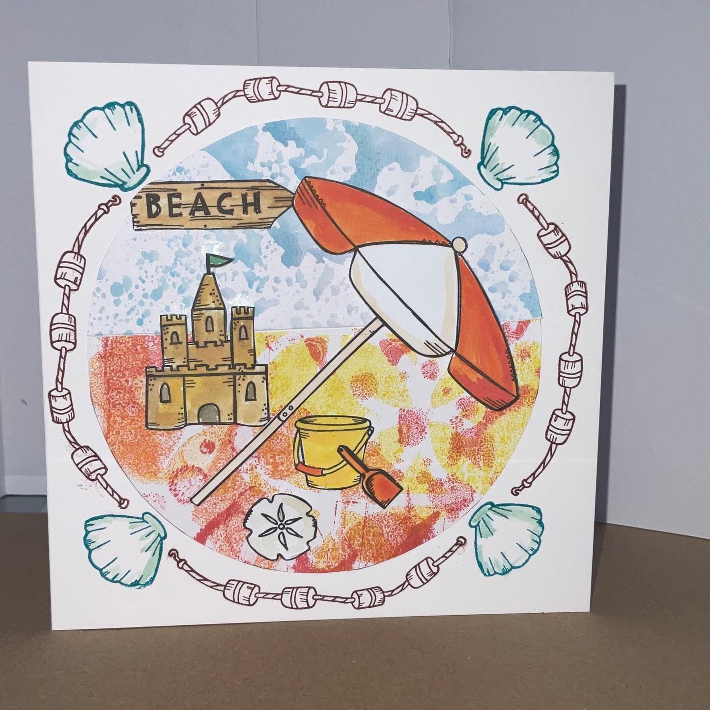 #860 - A6 Clear Stamp Set - Beachfront